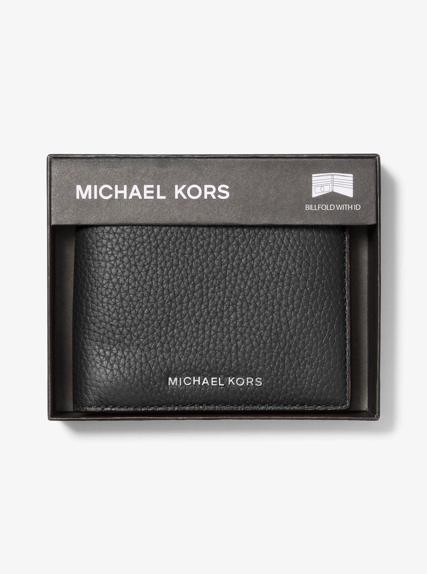 Hudson Pebbled Leather Billfold Wallet