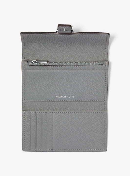 Nolita Medium Pebbled Leather Tri-Fold Wallet